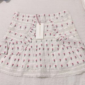 LOVESHACKFANCY DAHLIA SKIRT